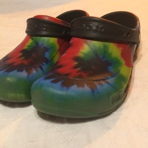Tie Dye Crocs
